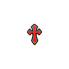 Патч Крест красный