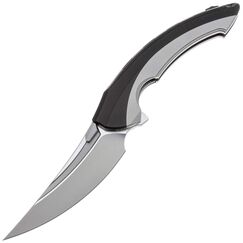 Складной нож Rike Knife Lamella сталь M390, рукоять Dark Gray Ti/DLC