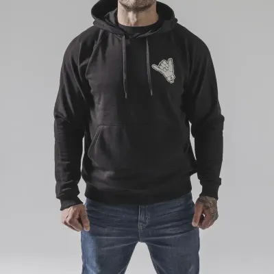 Толстовка Direct Action Hoodie DA Shaka Black