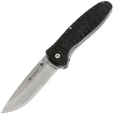 Складной нож Ganzo G6252 cталь 440, рукоять Black FRN