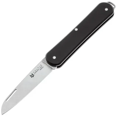 Складной нож FOX Vulpis 55 сталь N690, рукоять Black Aluminium