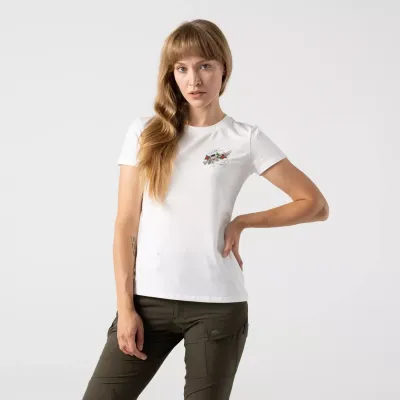 Женская облегающая футболка с принтом «Приходите и забирайте» (Women's T-shirt Slim (Come and take it)) | Helikon-Tex