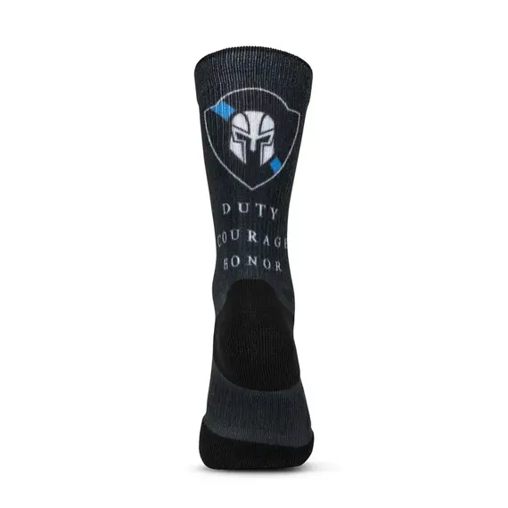 Носки 5.11 Sock & Awe Thin Blue Line Spartan