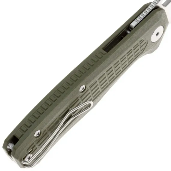 Складной нож Ironfly Syperfly satin сталь 14C28N, рукоять Green G10