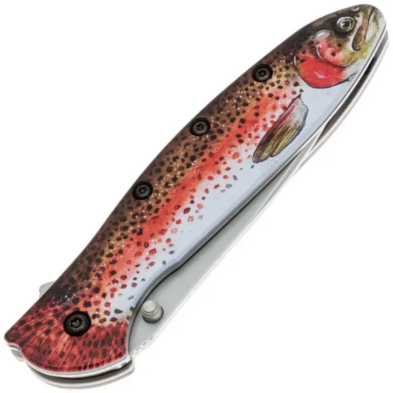 Складной нож Kershaw Leek Trout сталь 14C28N, рукоять Aluminium
