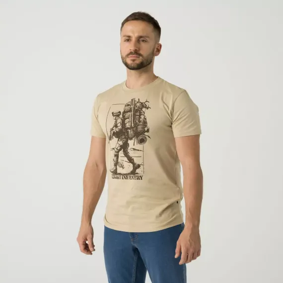 Футболка с принтом «легкая пехота» (T-shirt (Light infantry)) | Helikon-Tex