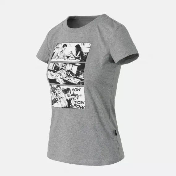 Женская облегающая футболка с принтом «для повседневной носки» (Women's T-shirt Slim (Combat date)) | Helikon-Tex