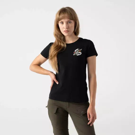 Женская облегающая футболка с принтом «Приходите и забирайте» (Women's T-shirt Slim (Come and take it)) | Helikon-Tex