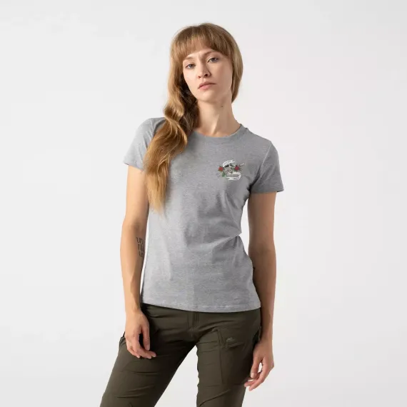 Женская облегающая футболка с принтом «Приходите и забирайте» (Women's T-shirt Slim (Come and take it)) | Helikon-Tex