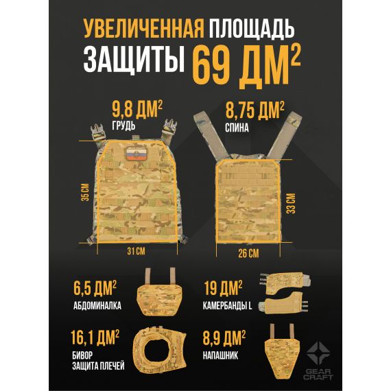 Атом 2.0 Увеличенный с подсумками и СВМПЭ Бр2 Atacs-FG S-M