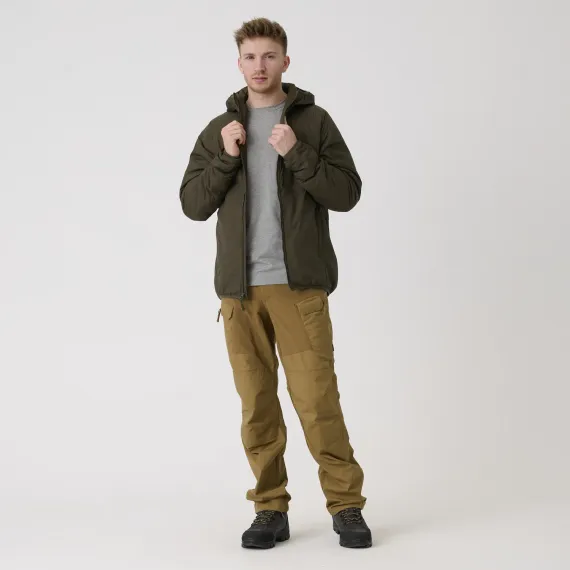 Куртка-худи Wolfhound с утеплителем Climashield Apex 67 г (Wolfhound Hoodie Jacket - Climashield Apex 67g) | Helikon-Tex