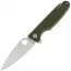 Складной нож Daggerr Piranha DL stonewash сталь 8Cr14MoV, рукоять Olive FRN