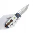 Складной нож Reptilian Север-01 сталь VG-10, рукоять White/Blue G10